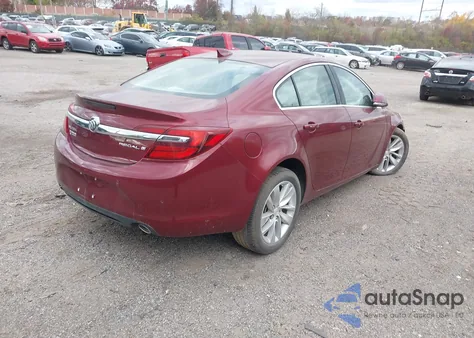 2016 Buick Regal Turbo Premium Ii из США, поврежденный, VIN 2G4GS5GX6G9123144
